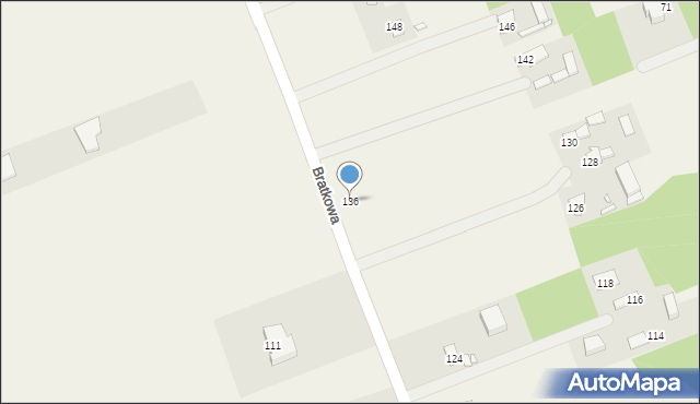 Tymienice, Bratkowa, 136, mapa Tymienice