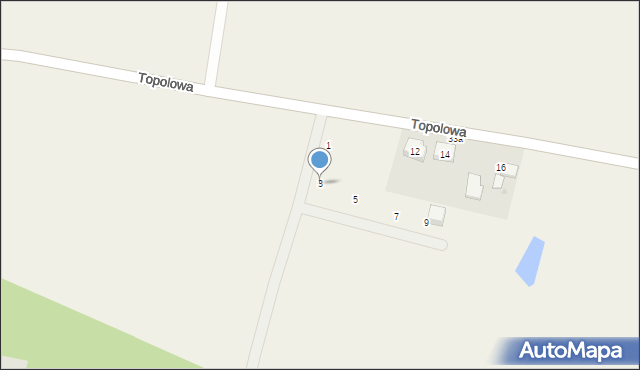 Ustarbowo, Brzozowa, 3, mapa Ustarbowo