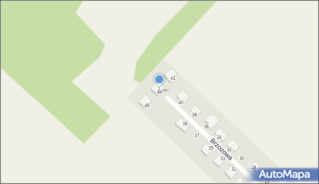 Walerianowo, Brzozowa, 44, mapa Walerianowo