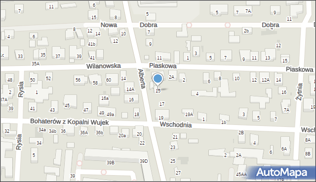 Warszawa, Brata Alberta, 15, mapa Warszawy