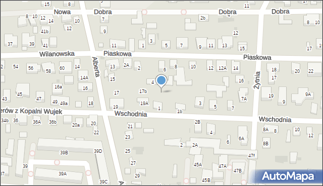 Warszawa, Brata Alberta, 17c, mapa Warszawy