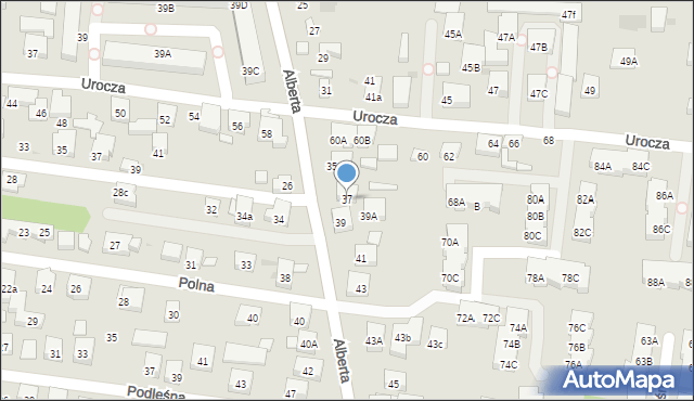 Warszawa, Brata Alberta, 37, mapa Warszawy