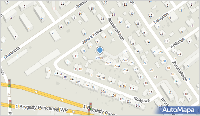 Wejherowo, Broniewskiego Władysława, 27/10, mapa Wejherowo