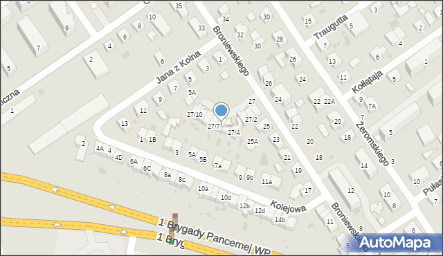 Wejherowo, Broniewskiego Władysława, 27/6, mapa Wejherowo