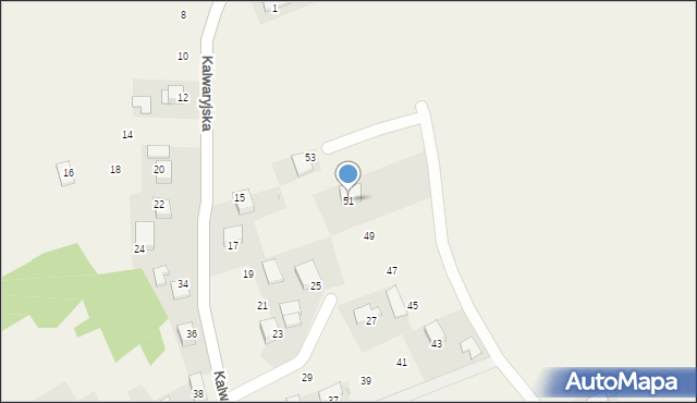 Wielkie Drogi, Brzozowa, 51, mapa Wielkie Drogi