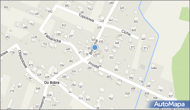 Wieprz, Browarna, 122, mapa Wieprz