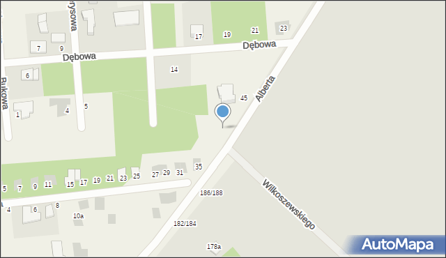 Wierzchowisko, Brata Alberta, 43, mapa Wierzchowisko