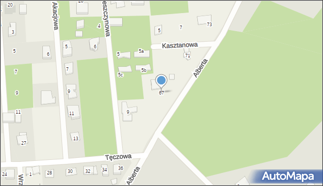 Wierzchowisko, Brata Alberta, 67, mapa Wierzchowisko