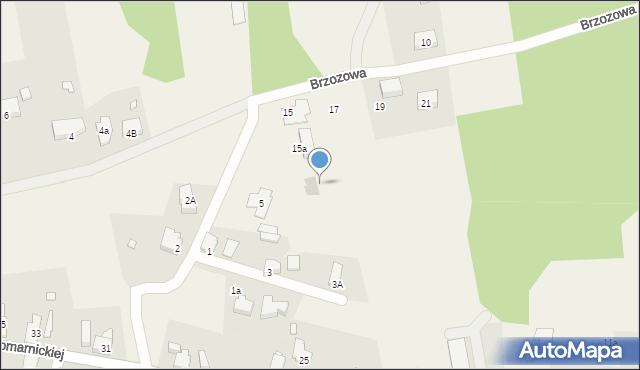 Wilkanowo, Brzozowa, 15b, mapa Wilkanowo