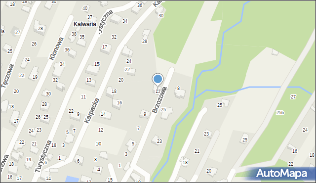 Wilkowice, Brzozowa, 11, mapa Wilkowice