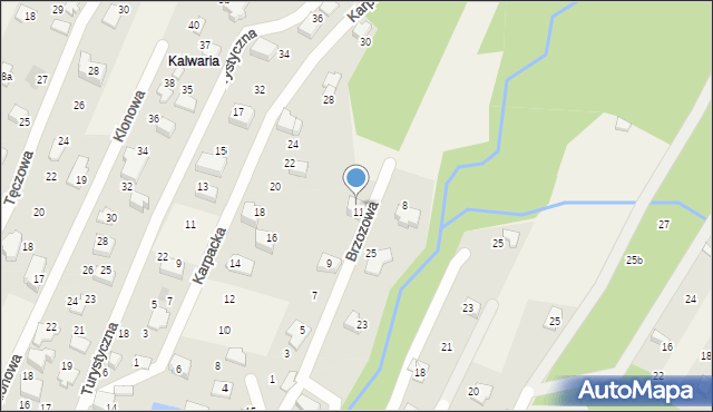 Wilkowice, Brzozowa, 13, mapa Wilkowice