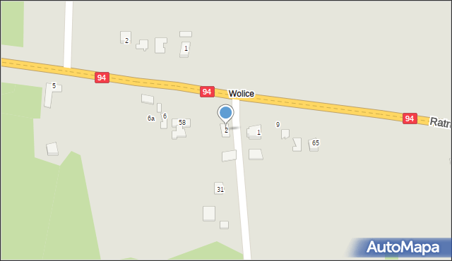 Wojnicz, Braci Gładyszów, 2, mapa Wojnicz