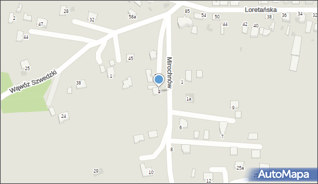 Wojnicz, Braci Mirochnów, 4, mapa Wojnicz