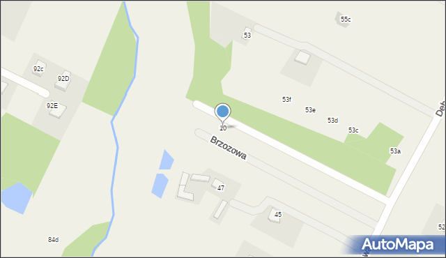 Wola Kopcowa, Brzozowa, 10, mapa Wola Kopcowa