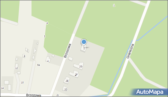 Wola Mrokowska, Brzozowa, 2H, mapa Wola Mrokowska