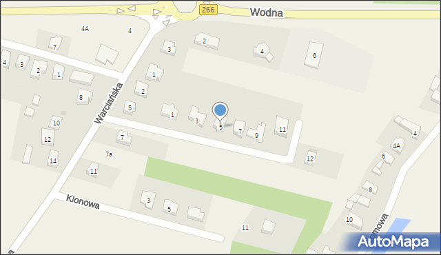 Wola Podłężna, Brzozowa, 5, mapa Wola Podłężna