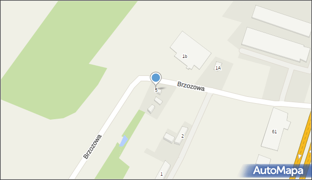 Wola Przypkowska, Brzozowa, 5, mapa Wola Przypkowska