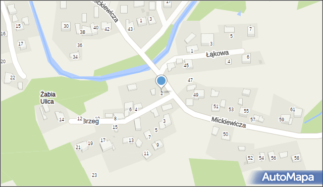 Wola Radziszowska, Brzeg, 2, mapa Wola Radziszowska