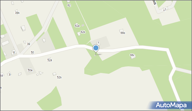 Wólka-Wojciechówek, Brzozowa, 62c, mapa Wólka-Wojciechówek