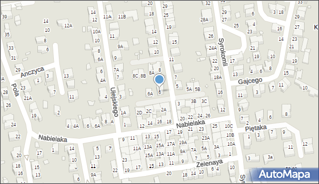 Wrocław, Brzechwy Jana, 6, mapa Wrocławia