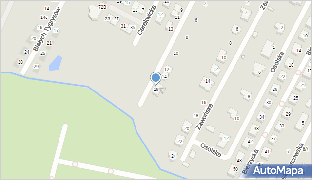 Wrocław, Brzostowska, 16, mapa Wrocławia