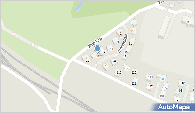 Wrocław, Bronowicka, 18, mapa Wrocławia