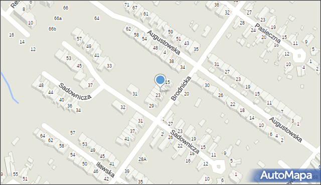 Wrocław, Brodnicka, 21, mapa Wrocławia