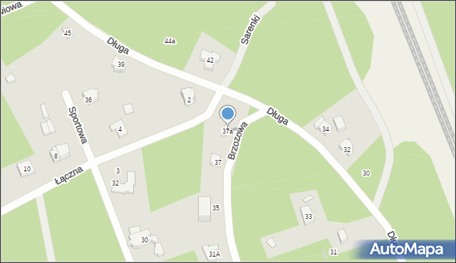 Żarki-Letnisko, Brzozowa, 37a, mapa Żarki-Letnisko