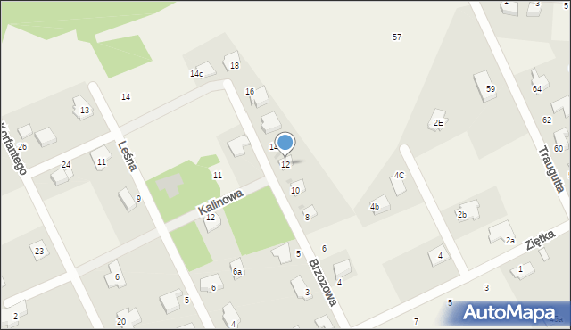 Zbrosławice, Brzozowa, 12, mapa Zbrosławice