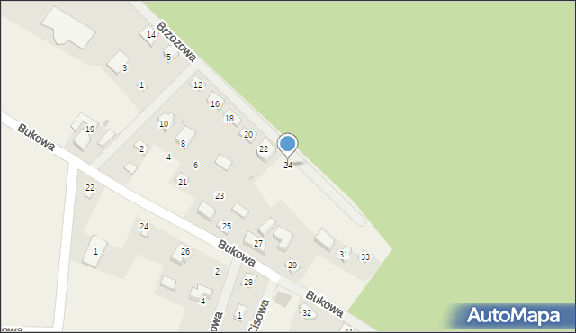 Zdroisko, Brzozowa, 24, mapa Zdroisko