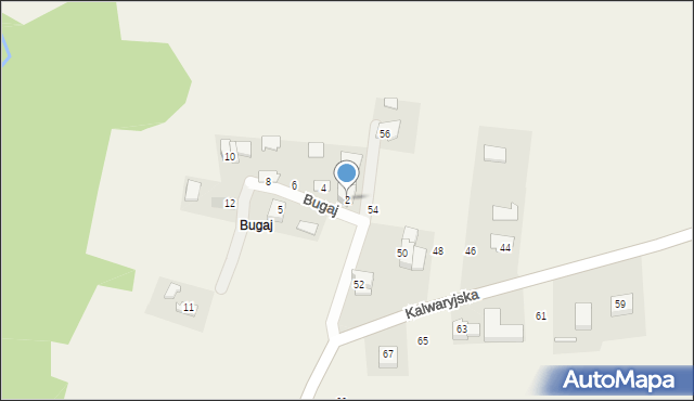 Bęczyn, Bugaj, 2, mapa Bęczyn
