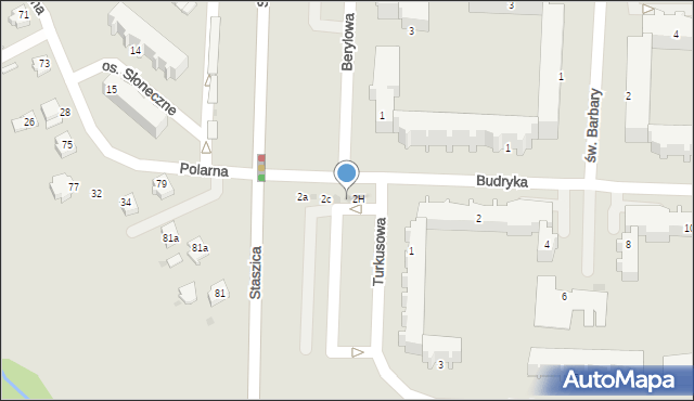 Bełchatów, Budryka Witolda, 2e, mapa Bełchatów