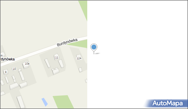 Borzęckie, Burdynówka, 12, mapa Borzęckie