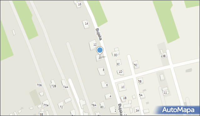Brzesko, Bujaka Franciszka, prof. dr., 10, mapa Brzesko