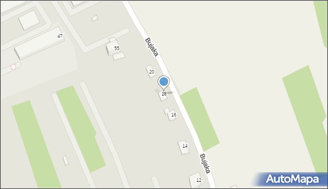 Brzesko, Bujaka Franciszka, prof. dr., 18, mapa Brzesko