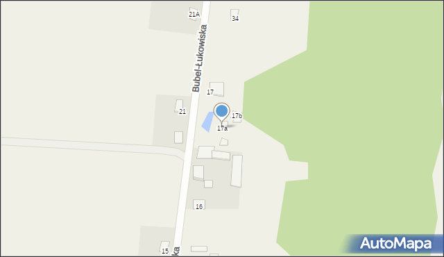Bubel-Łukowiska, Bubel-Łukowiska, 18, mapa Bubel-Łukowiska