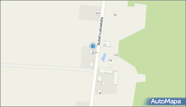 Bubel-Łukowiska, Bubel-Łukowiska, 21, mapa Bubel-Łukowiska