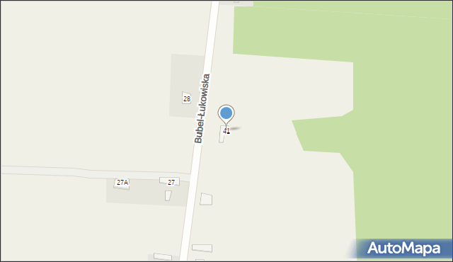 Bubel-Łukowiska, Bubel-Łukowiska, 41, mapa Bubel-Łukowiska
