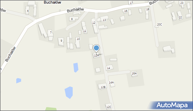 Buchałów, Buchałów, 12A, mapa Buchałów