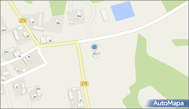 Buchałów, Buchałów, 37c, mapa Buchałów