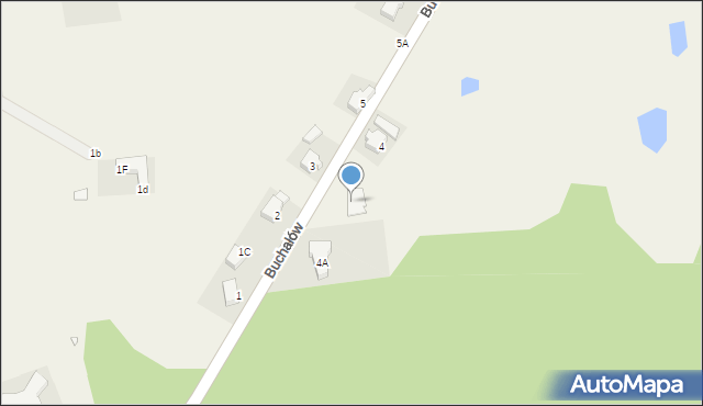 Buchałów, Buchałów, 4b, mapa Buchałów