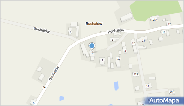 Buchałów, Buchałów, 7, mapa Buchałów