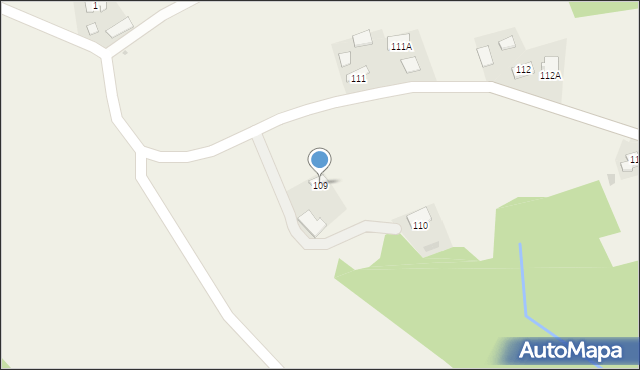 Buchcice, Buchcice, 109, mapa Buchcice