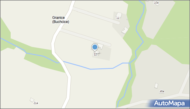 Buchcice, Buchcice, 12, mapa Buchcice
