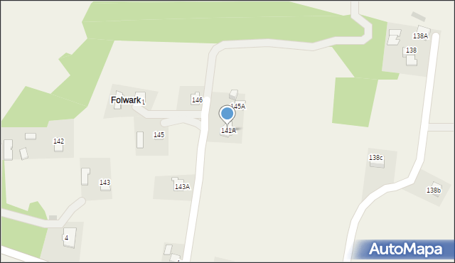 Buchcice, Buchcice, 141b, mapa Buchcice