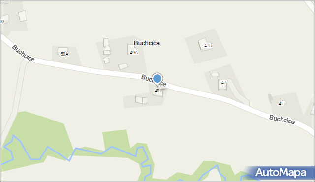 Buchcice, Buchcice, 48, mapa Buchcice