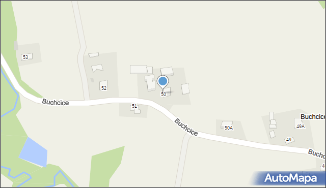 Buchcice, Buchcice, 50, mapa Buchcice