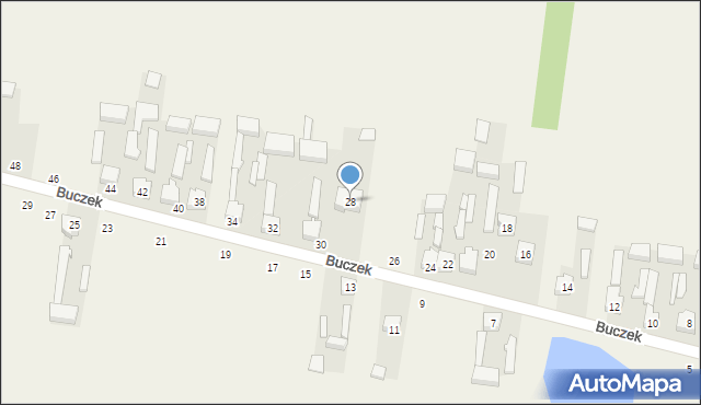 Buczek, Buczek, 28, mapa Buczek