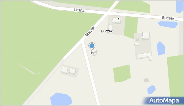 Buczek, Buczek, 3A, mapa Buczek