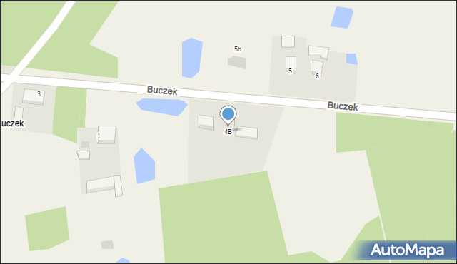 Buczek, Buczek, 4B, mapa Buczek